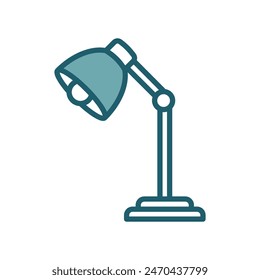 table lamp icon vector design template simple and clean