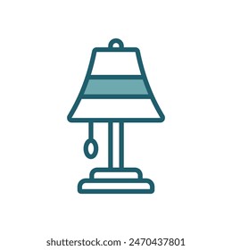 table lamp icon vector design template simple and clean