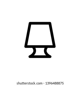table lamp icon vector illustration