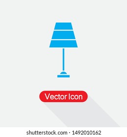 Table Lamp Icon Vector Illustration Eps10
