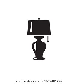 Table Lamp Icon Vector Illustration 