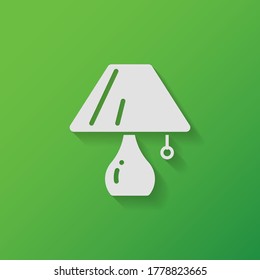 table lamp icon. Vector illustration EPS 10.