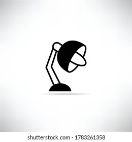 ilustración vectorial de icono de lámpara de mesa