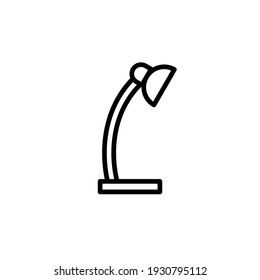 Table lamp icon vector illustration logo template for many purpose. Isolated on white background.