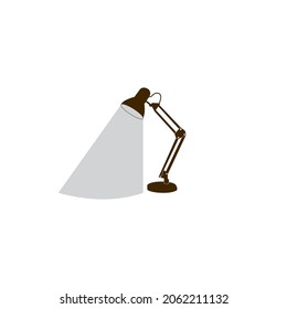 Table lamp icon vector illustration design .