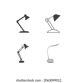 Table lamp icon vector illustration design .