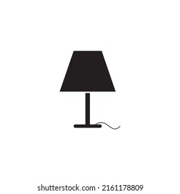 diseño de ilustración vectorial de icono de lámpara de mesa