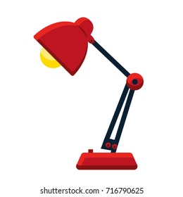 Table lamp icon. Vector illustration