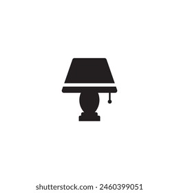 table lamp icon vector ilustration logo design