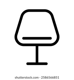 Table Lamp Icon Vector Symbol Design Illustration