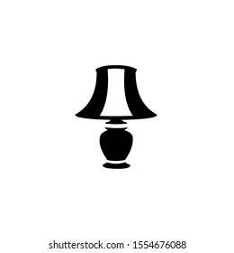 Table lamp icon vector,  Template of Electric Torchere for Interior Design, Energy Furniture, Home Equipment in Modern Style