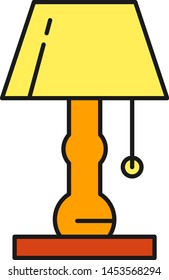 Table lamp icon for your project
