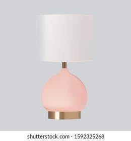 table lamp illustration gradient style