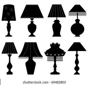 Table Lamp Light Black