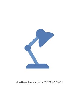 Lámpara de mesa. Iluminación. Ilustración del vector