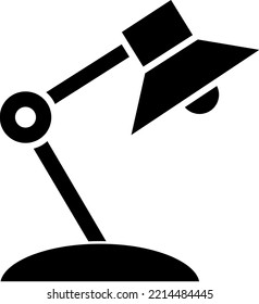 Table lamp line icon, vector logo isolated on white background