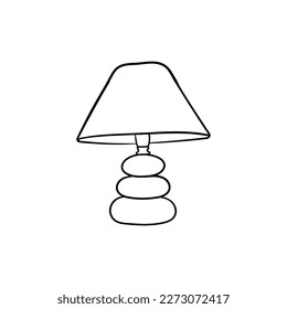Table lamp line simplicity creative design