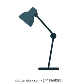 Una lámpara de mesa. Formación on-line. Fondo aislado