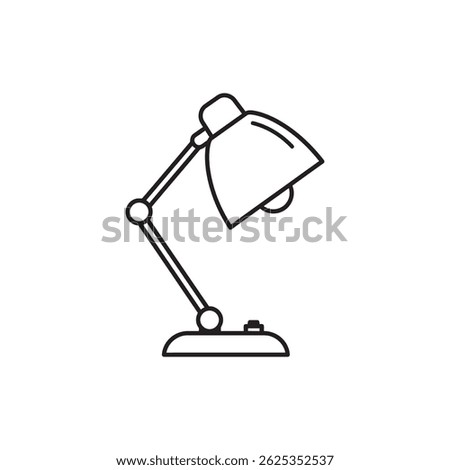 Table Lamp with Shade and Switch for Home Interior Lighting
