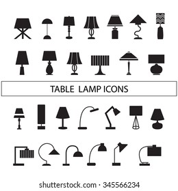 table lamp vector