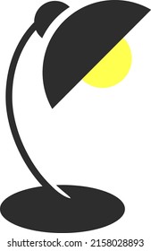ALMACENAMIENTO DE ARTE DE VECTOR DE LÁMPARA DE TABLA
