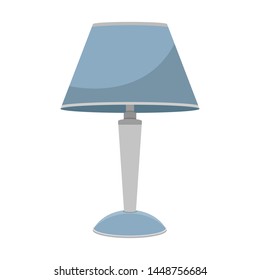 Table lamp vector design illustration isolated on white background