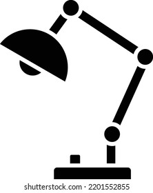 Table Lamp vector icon. Can be used for printing, mobile and web applications.