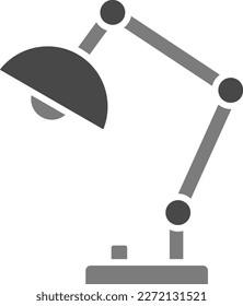 Table Lamp vector icon. Can be used for printing, mobile and web applications.