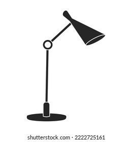 Table lamp vector icon.Black vector icon isolated on white background table lamp.