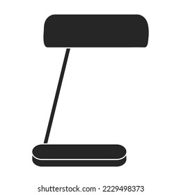 Table lamp vector icon.Black vector icon isolated on white background table lamp.