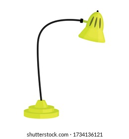 Table lamp vector icon.Cartoon vector icon isolated on white background table lamp.