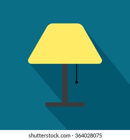 table lamp vector icons