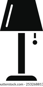 Table Lamp Vector Illustration Detailed Icon