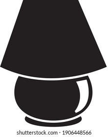 lámpara de mesa Ilustración vectorial aislada en fondo blanco