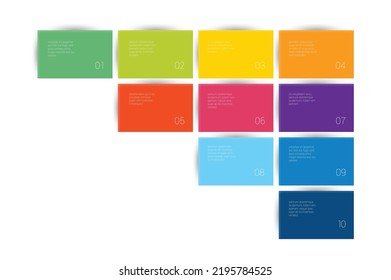 Table layout template. Schedule, spreadsheet, infographic element. Vector.