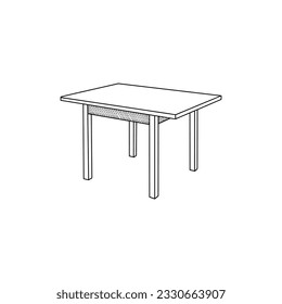 Tabellenzeilendesign-Vorlage, Vektorsymbol, Zeichen, Rahmengrafik.