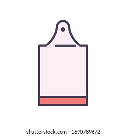 table line and fill style icon design, kitchen cook eat food restaurant home menu dinner lunch cooking and meal theme Vector illustration