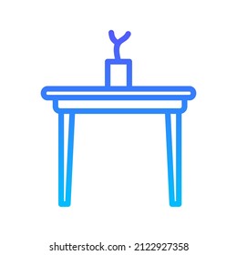 Table I Line Gradient Icon Design