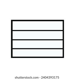 Table line grid symbol design icon .Vector illustration.