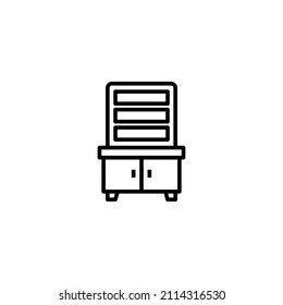 Table line icon . Collection of vector symbol in trendy flat style on white background. Table sings for design.
 Table Icon Logo Vector Symbol Table vector illustration isolated