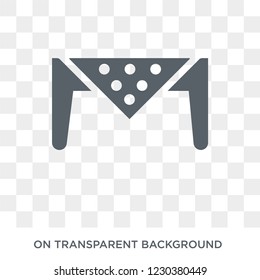 Table Linens icon. Table Linens design concept from Furniture and household collection. Simple element vector illustration on transparent background.