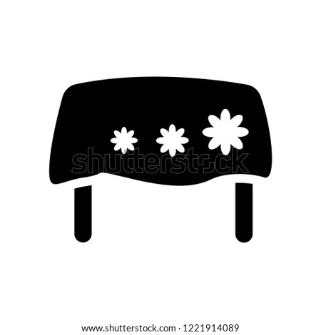 Table Linens icon. Trendy Table Linens logo concept on white background from Furniture and Household collection. Suitable for use on web apps, mobile apps and print media.