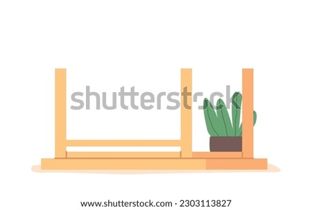 Table Made Of Wood Turned Upside Down, Revealing Its Legs And Joints, Creating A Unique And Intriguing Display