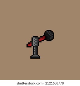 table mic in pixel art style