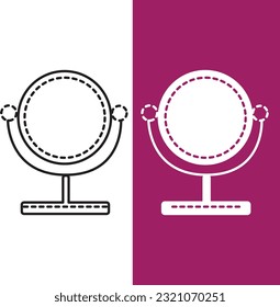 table mirror hairdressing and barber tools