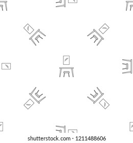 Table mirror pattern seamless vector repeat geometric for any web design