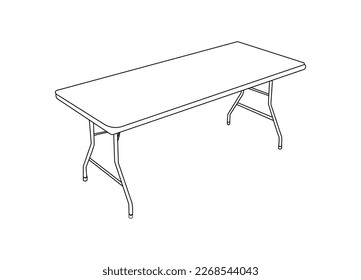 para abrir el Navegador. Dibujo de esquema. Ilustración vectorial ilustrada e ilustrada del fondo. Icono de doodle dibujado a mano en la mesa redonda. Ilustración de boceto vectorial de tabla de café para imprimir, web.