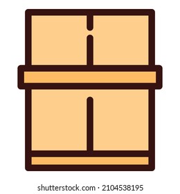 Table ping pong icon outline vector. Tennis tournament. Sport play