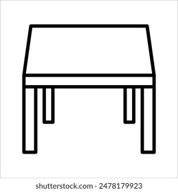 des tabellenbezogenen Vektorgrafik-Linien-Symbols, Premium-Linearsymbole-Pack, Vektorillustration auf weißem Hintergrund, Web-Symbole für Websites und Handys.
