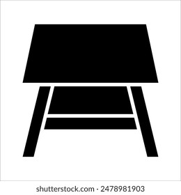 Icono de línea de Vector relacionado con la tabla, paquete de símbolos lineales de Premium, Ilustración vectorial aislada sobre un fondo blanco, símbolos de Web para Sitios web y móviles.